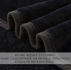 Soft Blanket Travel Size Fleece Warm Fuzzy Throw Blankets for The Bed Sofa Lightweight Charcoal Grey 50"x 61"