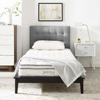 Modway Jenna 8” Innerspring and Memory Foam King Mattress With Individually Encased Coils