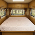 Foamma 3” x 42” x 80” Camper/RV Travel Gel Memory Foam Foam Bunk Mattress, Organic Cotton Cover, Made in USA, Comfortable, Travel Trailer, CertiPUR-US Certified