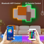 PHOPOLLO Bluetooth Led Strip Lights 100ft (2 Rolls of 50ft), RGB Color Changing LED Lights for Bedroom, Kitchen Decoration, App Control and Music Sync.