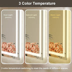 40x32 LED Bathroom Mirror with Lights, Front and Rear Lighting, Tempered Glass, Dimmable, Multiple Light Modes, Anti-Fog Lighted Bathroom Vanity Mirror for Wall, Memory Function