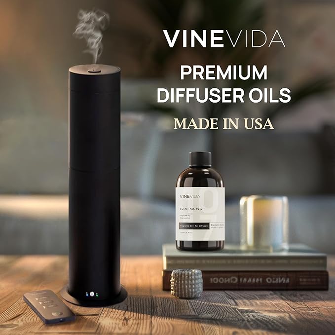 VINEVIDA [128 Fl Oz] Oatmeal Milk Fragrance Oil for Cold Air Diffusers, Essential Oils for Diffuser Oil Refill & Air Freshener Room Spray