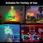 20FT LED Neon Rope Lights, Flexible Led Rope Lights Control with App/Remote, IP67 Outdoor RGB Color Changing Led Neon Lights Waterproof, Music Sync Led Strip Neon Lights for Bedroom Decor