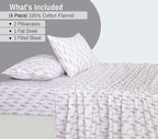 RUVANTI Flannel Sheets Queen Size - 100% Cotton Double Brushed Bed Sheets, Deep Pockets 16 Inches Queen Sheet Set, All Seasons Breathable & Extra Soft - Warm & Cozy, 4 Piece, Dried Straw