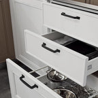 Khtumeware 2 Pack 5 Inch Drawer Handles - Matte Black Cabinet Pulls for Cupboards