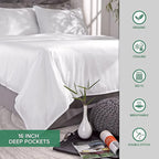 California King Sheets by Pure Bamboo, Genuine 100% Organic Viscose Derived from Bamboo Bed Sheet Set, Soft & Cooling, Double Stitching, Lifetime Quality Promise (California King, Terracotta)