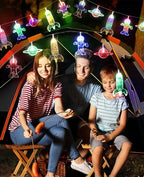 AceList Space String Lights, 20 LED Color-Changing Fairy Lights with Battery&USB Powered for Children's/Kids' Rooms, Space-Themed Party, Christmas and Bedroom Decor