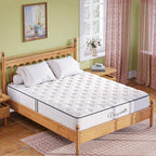 Vesgantti Full Size Mattress, 10 Inch Innerspring Hybrid Double Bed Mattress in a Box with Breathable Foam and Pocket Spring, Ergonomic Design, Medium Firm Feel