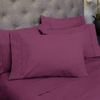 King Size Bed Sheets - 6 Piece 1500 Supreme Collection Fine Brushed Microfiber Deep Pocket King Sheet Set Bedding - 2 Extra Pillow Cases, Great Value, King, Berry