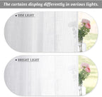 RYB HOME Sheer Curtains White - 100 inches Extra Wide Linen Semi Sheer White Backdrop Large Window Curtains for Dining Living Room Sliding Glass Patio Door, 100 x 84 inches Long, 1 Panel