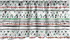 Ambesonne Tribal Window Valance, Style Traditional Aztec Pattern Old Fashioned Hippie Boho Influences, Curtain Valance for Kitchen Bedroom Decor with Rod Pocket, 54" X 12", Sea Green
