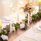 Candle Holder Glass Candlestick Holders: Hewory 10PCS Clear Taper Candle Holders Bulk for Table Centerpiece, Glass Candle Holder Candle Stick Holder Decor for Christmas Wedding Party Bridal Showers