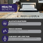Blissful Nights Twin XL e3 Adjustable Bed Base Frame with Head and Foot Incline, Wireless Remote Control, Easy Assembly, 10 Year Warranty