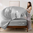 Bedsure Full Size Comforter Set - 7 Pieces Reversible Navy Bedding, Full Size Bed Set for All Seasons, Bed in a Bag with Down Alternative Comforter, Sheets, Pillowcases & Shams