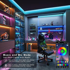 Led Lights for Bedroom 200 ft (2 Rolls of 100 ft), Ultra Long Smart Led Strip Lights with App Remote Control, RGB Music Sync Color Changing Lights for Bedroom, Kitchen, Party, Home Decoration