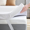 SINWEEK 3 Inch Gel Memory Foam Mattress Topper Twin XL Size for College Dorm, Ventilated High Density Pad for Back Pain, Bed Topper with Removable Soft Cover, CertiPUR-US Certified