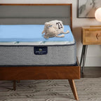 Serta Comfort Cool Memory Foam Mattress Topper, 1.5 Inch, Twin XL