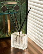 M&SENSE Jasmine & Vanilla Reed Diffuser Set - 7.04 oz Scented Diffusers for Home, Fragrance Oil Aroma with Sticks, Shelf Decor Housewarming Gifts for Bedroom Bathroom
