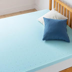 Best Price Mattress 1.5 Inch Ventilated Memory Foam Mattress Topper, Cooling Gel Infusion, CertiPUR-US Certified, Dorm Essentials, Full