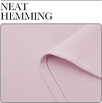 NICETOWN Room Darkening Drapes for Nursery - Light Blocking Curtain Panels for Bedroom Girl Room, Soft Fabric Window Treatment (Lavender Pink, 42 inches Width by 90 inches Length, 1 Pair)