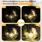 Brightever Outdoor String Light 150FT, Waterproof Dimmable Patio Lights with 75 G40 Globes, Shatterproof Connectable Outside Hanging Light for Backyard Porch