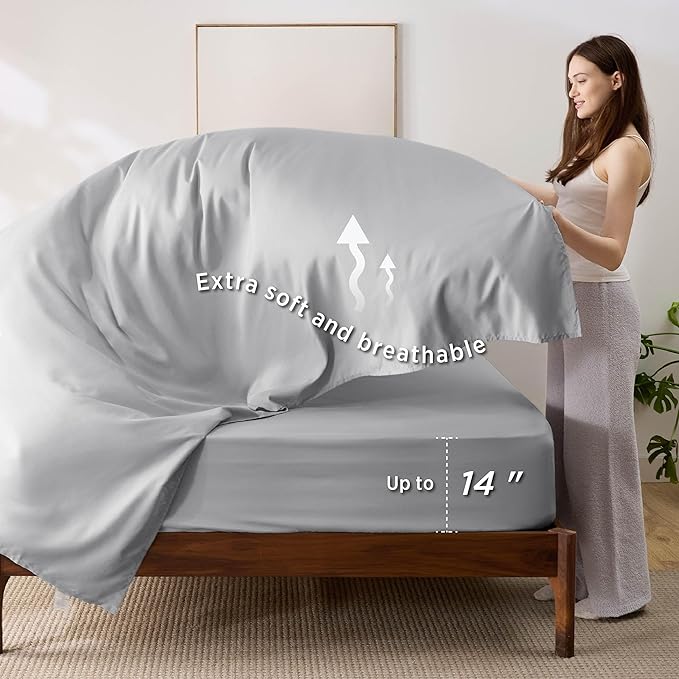 Bedsure Sage Green Queen Comforter Set - 7 Pieces Reversible Bed Set Sage Green Bed in a Bag Queen with Comforters, Sheets, Pillowcases & Shams, Queen Bedding Sets