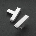 Ravinte 15 Pack Brushed Nickel Kitchen Cabinet Handles Single Hole Cabinet Pulls Square Kitchen Hardware for Cabinet Drawer Pulls Drawer Handles Come with Screwdriver