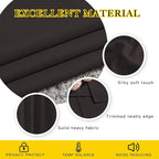 NICETOWN Toffee Brown Blackout Bedroom Curtains 96 inches Long, Grommet Thermal Insulated Room Darkening Window Treatments Sound Reducing for Living Room, W46 x L96, 2 Panels