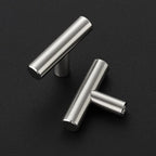 30 Pack Brushed Nickel Cabinet Knobs - Kitchen Silver Pulls for Drawer Stainless Steel Dresser Hardware 2in Length Single Hole T Bar, RDT50LS30