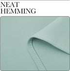 NICETOWN Aqua Blue Blackout Curtains 90" Long for Office, Dining Room, Guest Room, Sound Reducing Heat and Cold Block Curtain Panels for Modern Room Decorative (55" Wide by 90" Long, 2 Pieces)