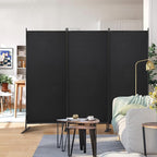JAXPETY 2PCS Room Divider Panel 6ft Tall Privacy Screen for Room Separation, Folding and Portable Office Wall Dividers 88" W x 73" H