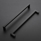 Ravinte 20 Pack Square Cabinet Pulls 10 Inch Black Kitchen Cabinet Handles Matte Black Kitchen Hardware for Cabinet Black Drawer Pulls Black Square Bar Cabinet Pulls Drawer Handles