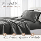 Linen Market Double-Brushed Microfiber Twin Sheet Set 3 Piece – Oeko-TEX Certified Ultra Soft & Wrinkle-Free - 16" Deep Pocket Sheets - Easy Care Twin Size - Gray