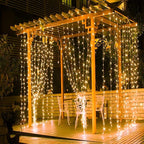 Moobibear 66Ft 200LED Plug-in Waterproof Fairy String Lights with 8 Lighting Modes - Indoor & Outdoor Decor for Bedroom, Girl’s Room, Garden, Party, Christmas - Warm White Twinkle Lights