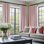 Lazzzy Velvet Blackout Curtains Thermal Insulated Room Window Drapes Super Soft Luxury Curtains for Living Room Bedroom Rod Pocket 2 Panels, Dusty Pink, 52" W x 96" L