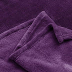 BEDELITE Fleece Blanket Twin Size Purple Throw Blankets for Couch & Bed, Luxury Plush Cozy Fuzzy Blanket 60x80 inches, Super Soft Warm Lightweight Throw Blanket for Travel Camping