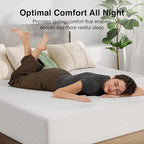 Novilla Full Mattress, 10 Inch Memory Foam Mattress Full Size WithComfort Foam for Pressure Relief & Cool Fresh Sleep,Removable Washable Cover,Full Memory Foam Mattresses, Medium Firm