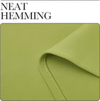 NICETOWN Thermal Insulated Solid Grommet Top Blackout Holiday Decorative Curtains/Drapes for Kid's Room (1 Pair, 42 x 63 inches in Fresh Green)