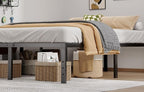 Metal Bed Frame King Size - 16 Inch Heavy-Duty King Platform Bed Frame No Box Spring Needed, Easy Assembly, Noise-Free, Sturdy Mattress Foundation, Underbed Storage Space