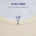 SLEEP ZONE Full Size Cooling Mattress Topper for Double Bed, Premium Zoned Cool Mattress Pad Cover, Padded Mattress Protector Breathable Washable, Deep Pocket 8-21" (Beige, Full)