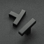 Ravinte 20 Pack 2 inch Length Square Cabinet Pulls Matte Black Stainless Steel Kitchen Drawer Pulls Cupboard Handles Cabinet Handles