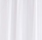 LinenZone White Window Scarf Valance in 288 Inch Size. Use Window Scarves as Canopy Bed or Backdrop Curtains, Curtain Scarf, or Sheer Fabric for Draping. (Amazing 55 x 288, White)