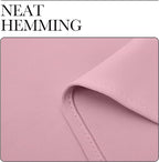 NICETOWN 84 inches Blackout Curtains for Office and Theater, Thermal Insulated Solid Grommet Drapes for Living Room (Crystal Pink, 1 Pair, 42 inches Wide)