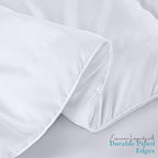 Utopia Bedding Comforter Duvet Insert, Quilted Comforter with Corner Tabs, Box Stitched Down Alternative Comforters King Size (White)