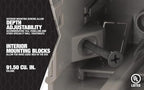Southwire MSBMMT5G 5 Gang Multi Mount Device Box with Depth Adjustable; Heavy Duty 42lb ; Gray