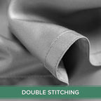 Pure Bamboo Twin Sheets, Genuine 100% Organic Viscose Derived from Bamboo Bed Sheet Set, Luxuriously Soft & Cooling, Double Stitching, 2 Year Quality Promise (Twin, Stone Grey)