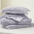 Bedsure Full Comforter Set - Lavender Bed Set, 3 Pieces Cute Floral Bedding, 1 Soft Reversible Botanical Flowers Comforter and 2 Pillow Shams