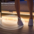 PAUTIX COB LED Strip with Motion Sensor,5V USB LED Tape Light 4000K Natural White,CRI90+ Super Bright,Dimmable Motion Activated LED Strip Light for Bedroom,Cabinets,Kitchen,Stair,Closet