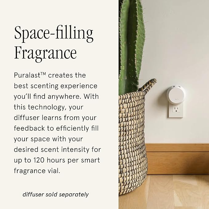 PuraHome Scent Refill - Smart Home Air Diffuser - Up to 120-Hours of Luxury Fragrance per Refill - Home Essential - Clean & Safe Diffuser Fragrance - 2 Pack, Green Tea Citrus