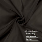 OWENIE Sheer Chocolate Curtains, Sheer Curtains 84 inch Length 2 Panels Set, Rod Pocket Voile Fimly Sheer Drapes for Living Room/Bedroom, 2pcs, Each 42" W x 84" L